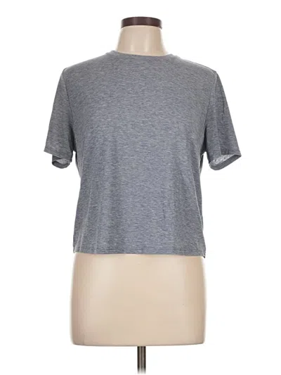 Pre-owned Outdoor Voices Short Sleeve T-shirt In Gray