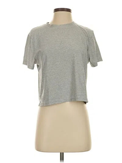 Pre-owned Outdoor Voices Short Sleeve T-shirt In Gray