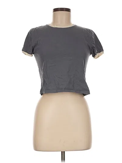 Pre-owned Outdoor Voices Short Sleeve T-shirt In Gray