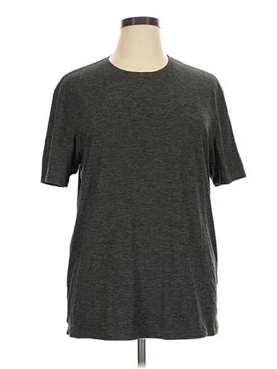 Pre-owned Outdoor Voices Short Sleeve T-shirt In Gray