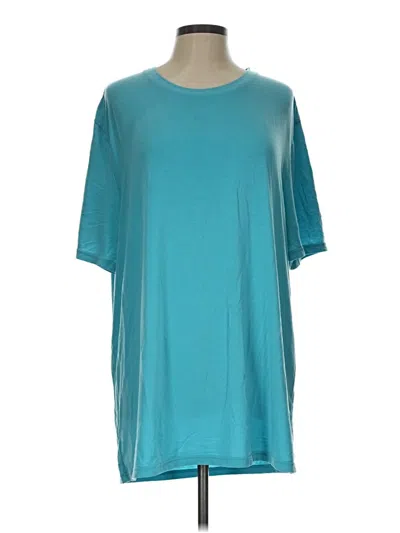 Pre-owned Outdoor Voices Short Sleeve T-shirt In Teal
