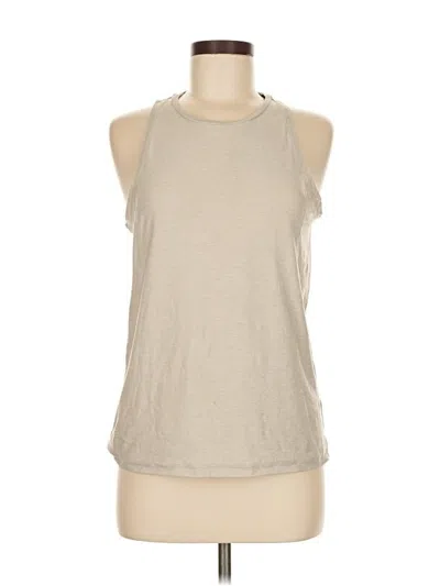 Pre-owned Outdoor Voices Sleeveless T-shirt In Brown
