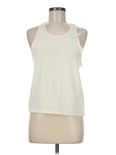 Pre-owned Outdoor Voices Sleeveless T-shirt In Ivory