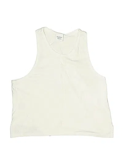 Pre-owned Outdoor Voices Kids' Sleeveless T-shirt In Ivory
