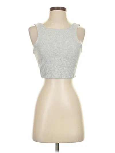 Pre-owned Outdoor Voices Sleeveless T-shirt In Silver
