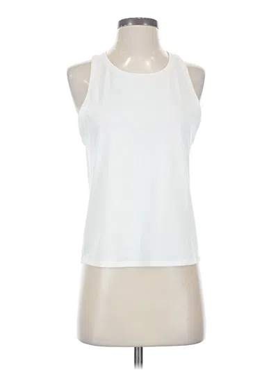Pre-owned Outdoor Voices Sleeveless T-shirt In White