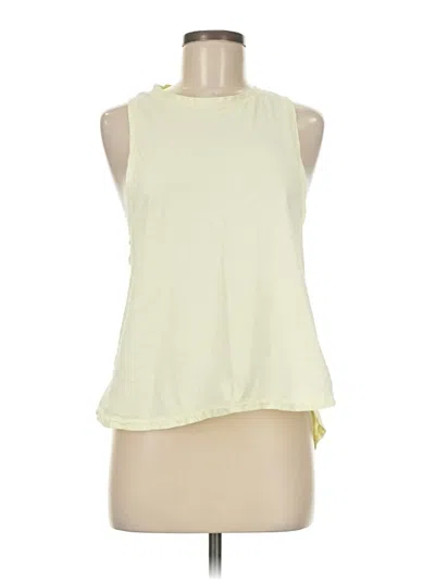 Pre-owned Outdoor Voices Sleeveless T-shirt In Yellow