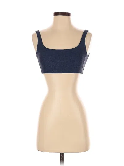 Pre-owned Outdoor Voices Sports Bra In Blue