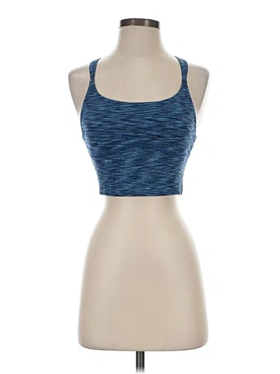 Pre-owned Outdoor Voices Sports Bra In Blue