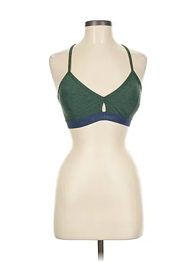 Pre-owned Outdoor Voices Sports Bra In Green