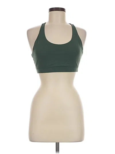 Pre-owned Outdoor Voices Sports Bra In Green