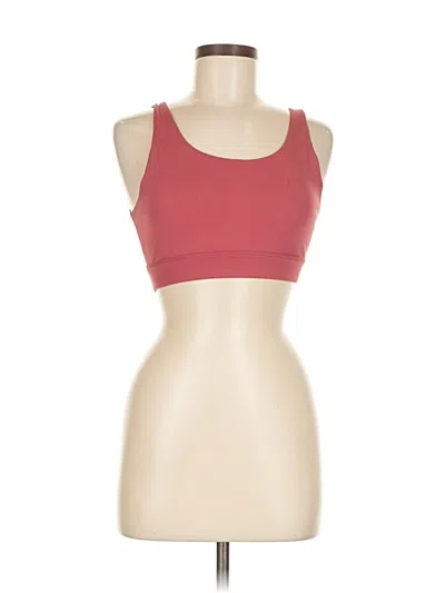 Pre-owned Outdoor Voices Sports Bra In Red
