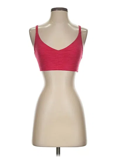 Pre-owned Outdoor Voices Sports Bra In Red