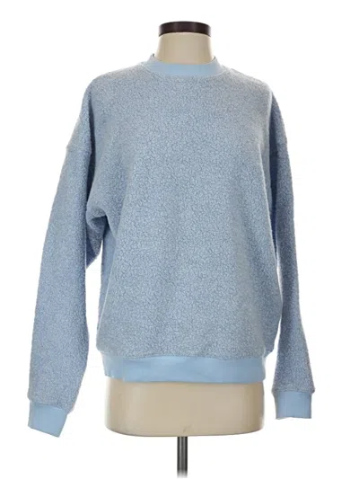 Pre-owned Outdoor Voices Sweatshirt In Blue