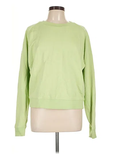 Pre-owned Outdoor Voices Sweatshirt In Green