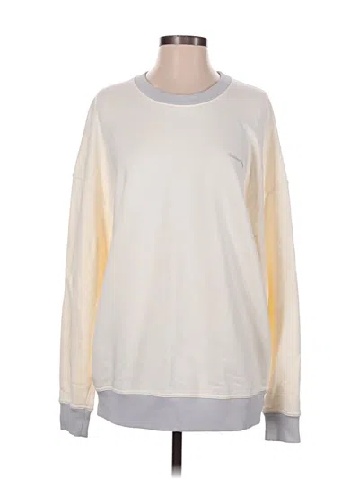 Pre-owned Outdoor Voices Sweatshirt In White