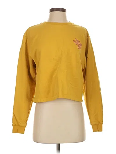 Pre-owned Outdoor Voices Sweatshirt In Yellow