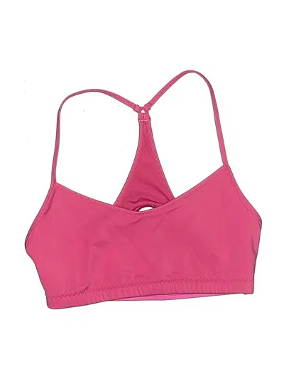 Pre-owned Outdoor Voices Swimsuit Top Pink Swimwear