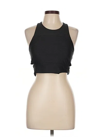 Pre-owned Outdoor Voices Tank Top Black Halter Neckline Tops