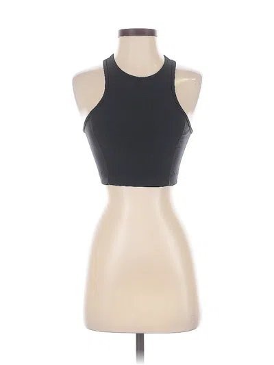 Pre-owned Outdoor Voices Tank Top Black Halter Neckline Tops