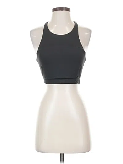 Pre-owned Outdoor Voices Tank Top Black Halter Neckline Tops