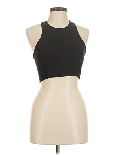 Pre-owned Outdoor Voices Tank Top Black Halter Neckline Tops