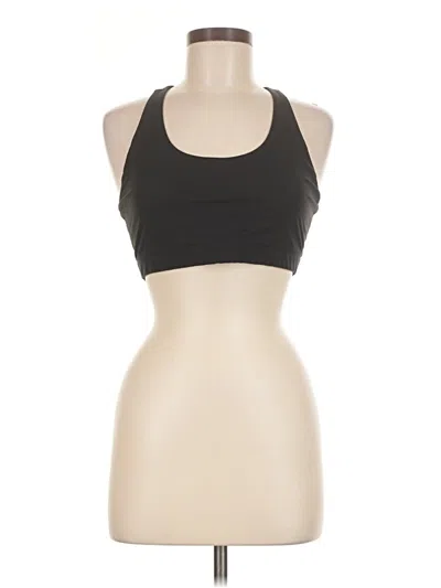 Pre-owned Outdoor Voices Tank Top Black Halter Neckline Tops