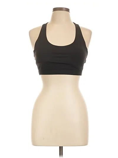 Pre-owned Outdoor Voices Tank Top Black Halter Neckline Tops