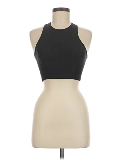 Pre-owned Outdoor Voices Tank Top Black Halter Neckline Tops