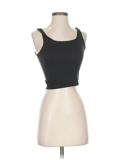 Pre-owned Outdoor Voices Tank Top Black Strapless Neckline Tops