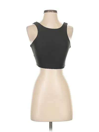 Pre-owned Outdoor Voices Tank Top Black Strapless Neckline Tops