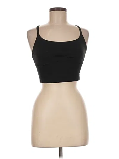 Pre-owned Outdoor Voices Tank Top Black Strapless Neckline Tops
