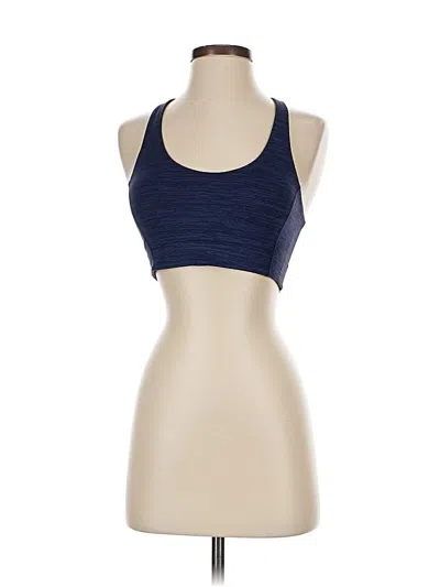 Pre-owned Outdoor Voices Tank Top Blue Halter Neckline Tops