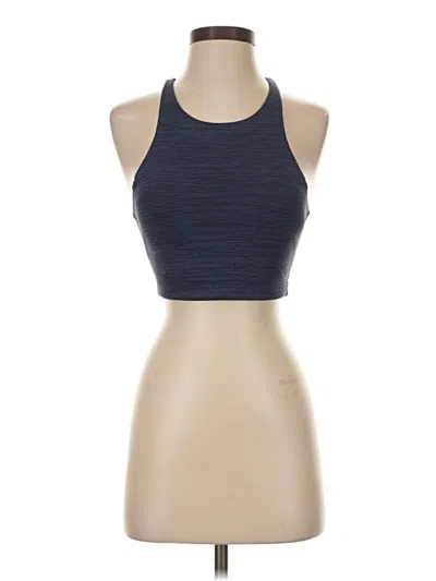 Pre-owned Outdoor Voices Tank Top Blue Halter Neckline Tops