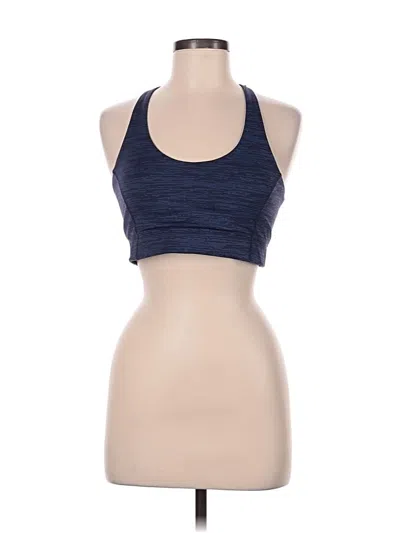 Pre-owned Outdoor Voices Tank Top Blue Halter Neckline Tops