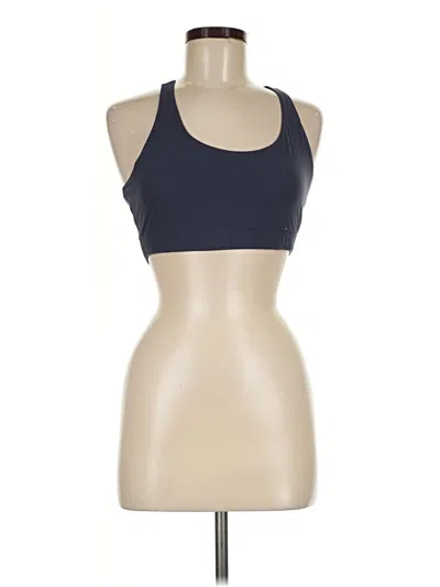 Pre-owned Outdoor Voices Tank Top Blue Halter Neckline Tops