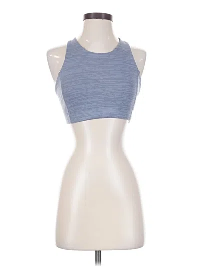 Pre-owned Outdoor Voices Tank Top Blue Halter Neckline Tops