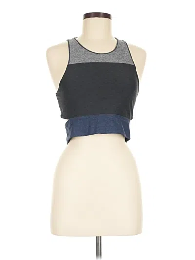 Pre-owned Outdoor Voices Tank Top Blue Halter Neckline Tops