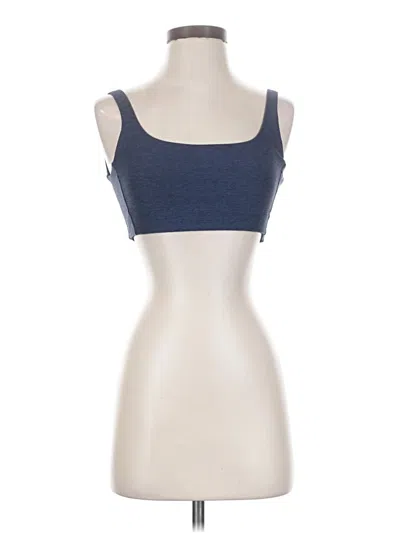Pre-owned Outdoor Voices Tank Top Blue Strapless Neckline Tops