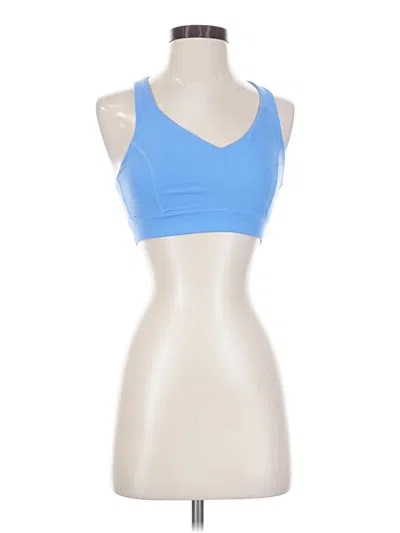 Pre-owned Outdoor Voices Tank Top Blue Strapless Neckline Tops