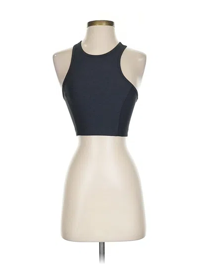 Pre-owned Outdoor Voices Tank Top Gray Halter Neckline Tops