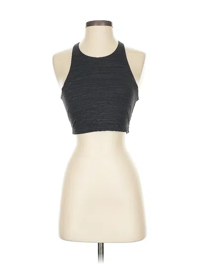 Pre-owned Outdoor Voices Tank Top Gray Halter Neckline Tops