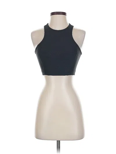 Pre-owned Outdoor Voices Tank Top Gray Halter Neckline Tops