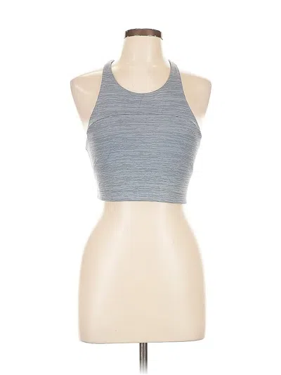 Pre-owned Outdoor Voices Tank Top Gray Halter Neckline Tops