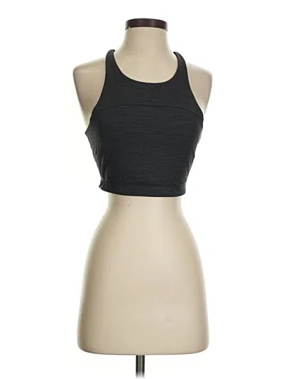 Pre-owned Outdoor Voices Tank Top Gray Halter Neckline Tops