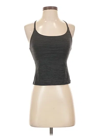 Pre-owned Outdoor Voices Tank Top Gray Halter Neckline Tops