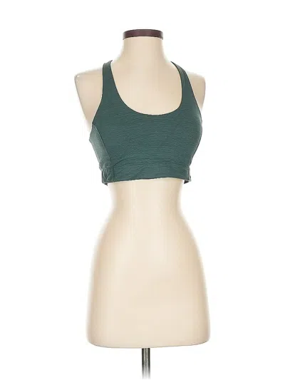 Pre-owned Outdoor Voices Tank Top Green Halter Neckline Tops