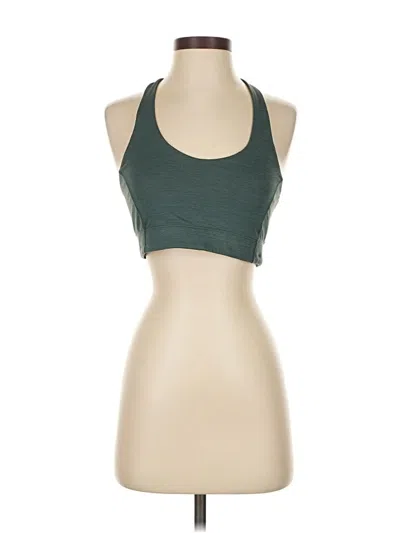 Pre-owned Outdoor Voices Tank Top Green Halter Neckline Tops