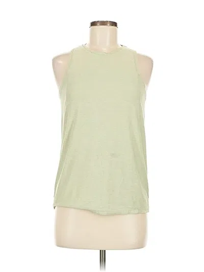 Pre-owned Outdoor Voices Tank Top Green Halter Neckline Tops
