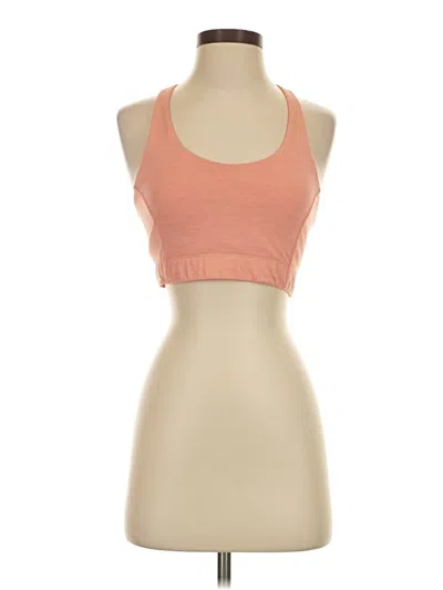 Pre-owned Outdoor Voices Tank Top Orange Halter Neckline Tops